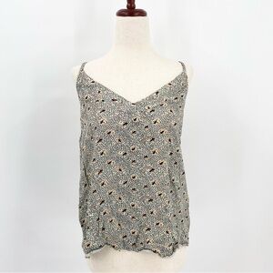 Anthropologie Floreat Cross Back Printer Tank Top Small